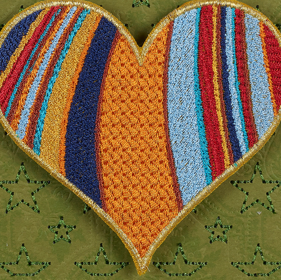 Petite Painted Heart 5"x5"