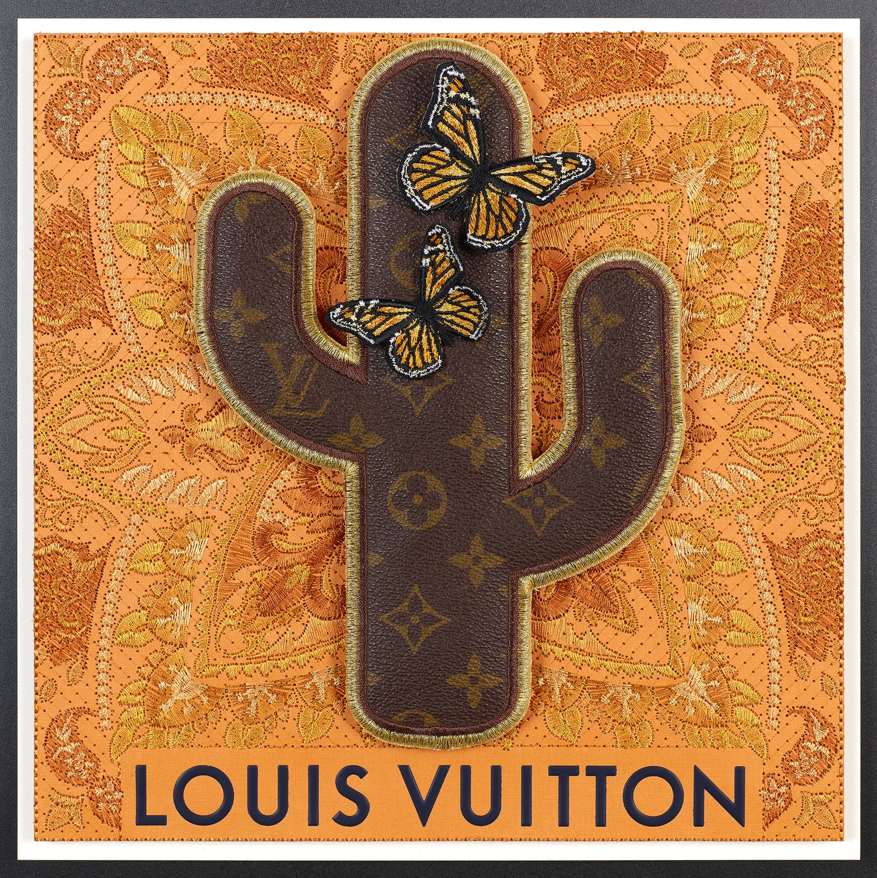 LV Monogram Cactus 12"x12"