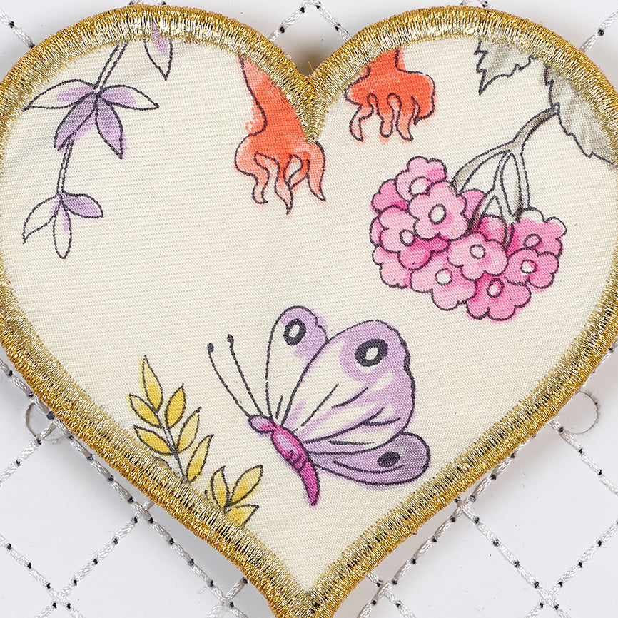 Petite Painted Heart 5"x5"