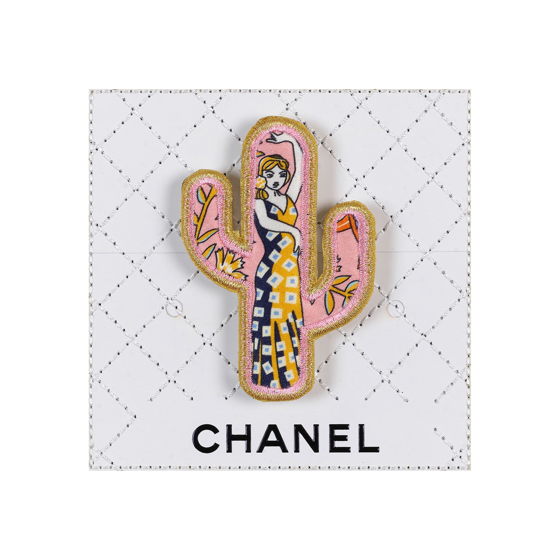 Petite Painted Cactus 5"x5"