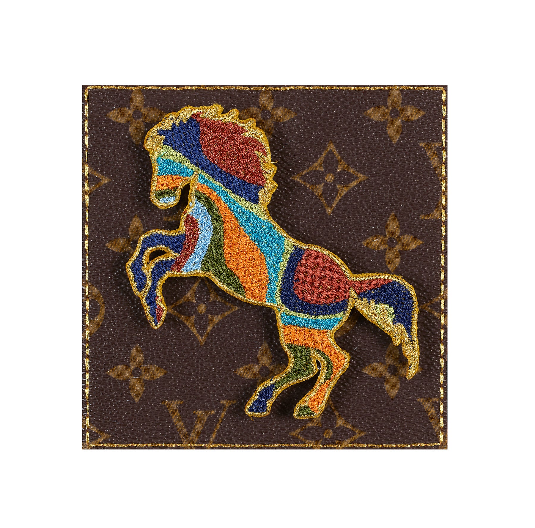 Petite Painted Bronco 5"x5"