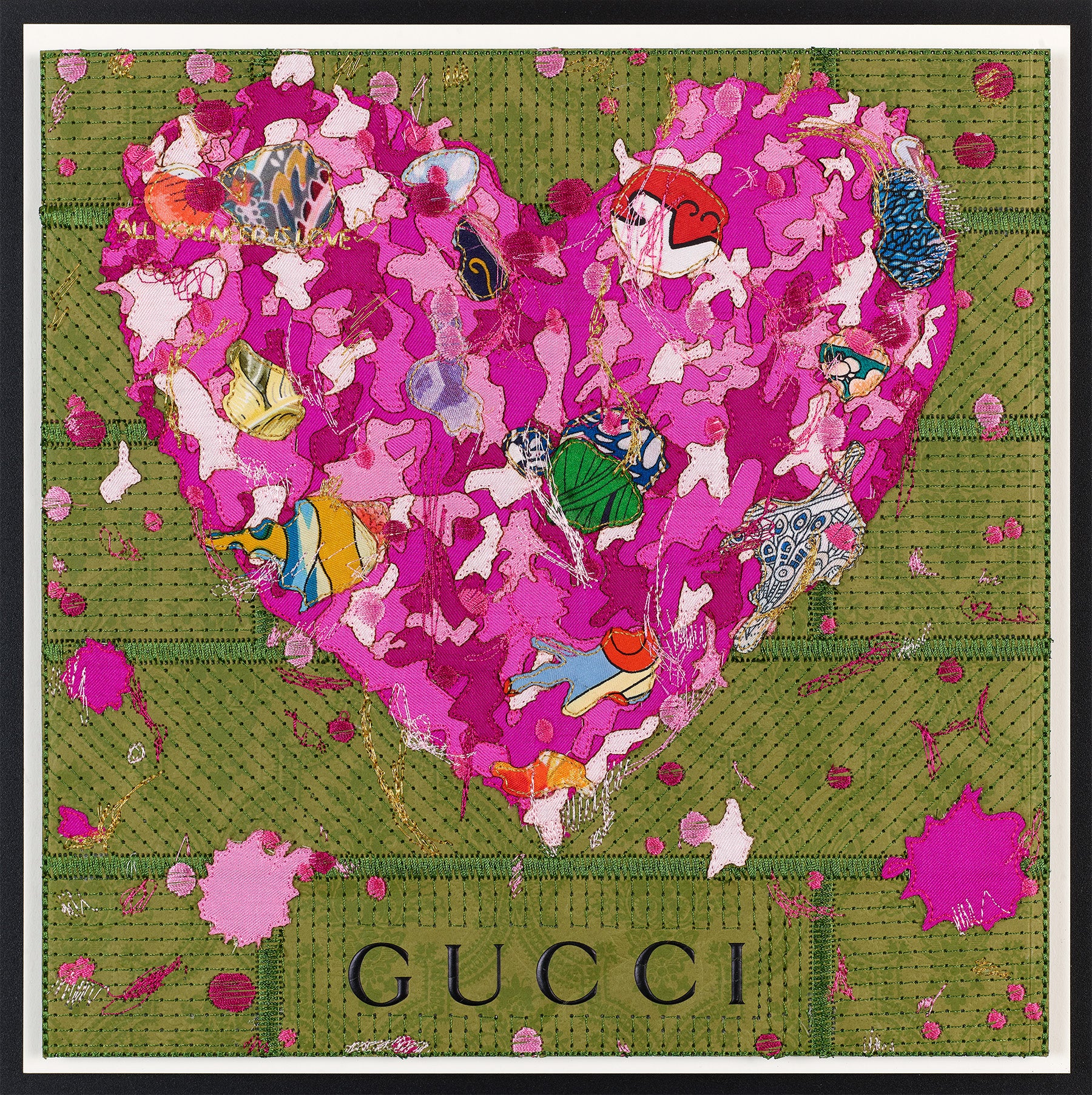 Graffiti Heart 12”x12”