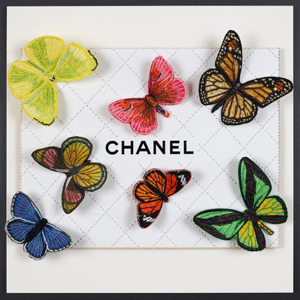 Butterfly Swarm 12"x12"