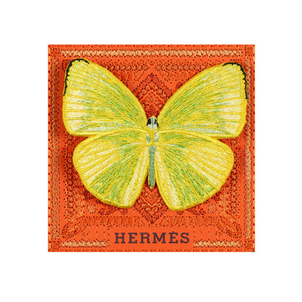 Petite Cloudless Sulfur Butterfly 5"x5"