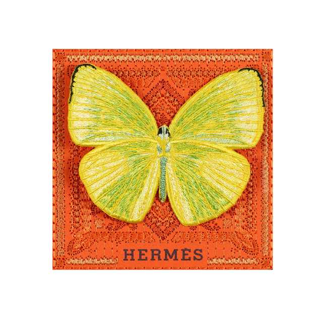 Petite Cloudless Sulfur Butterfly 5"x5"