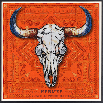 Steer Skull 12"x12"