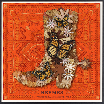 Gypsy Boot Brown 12"x12"