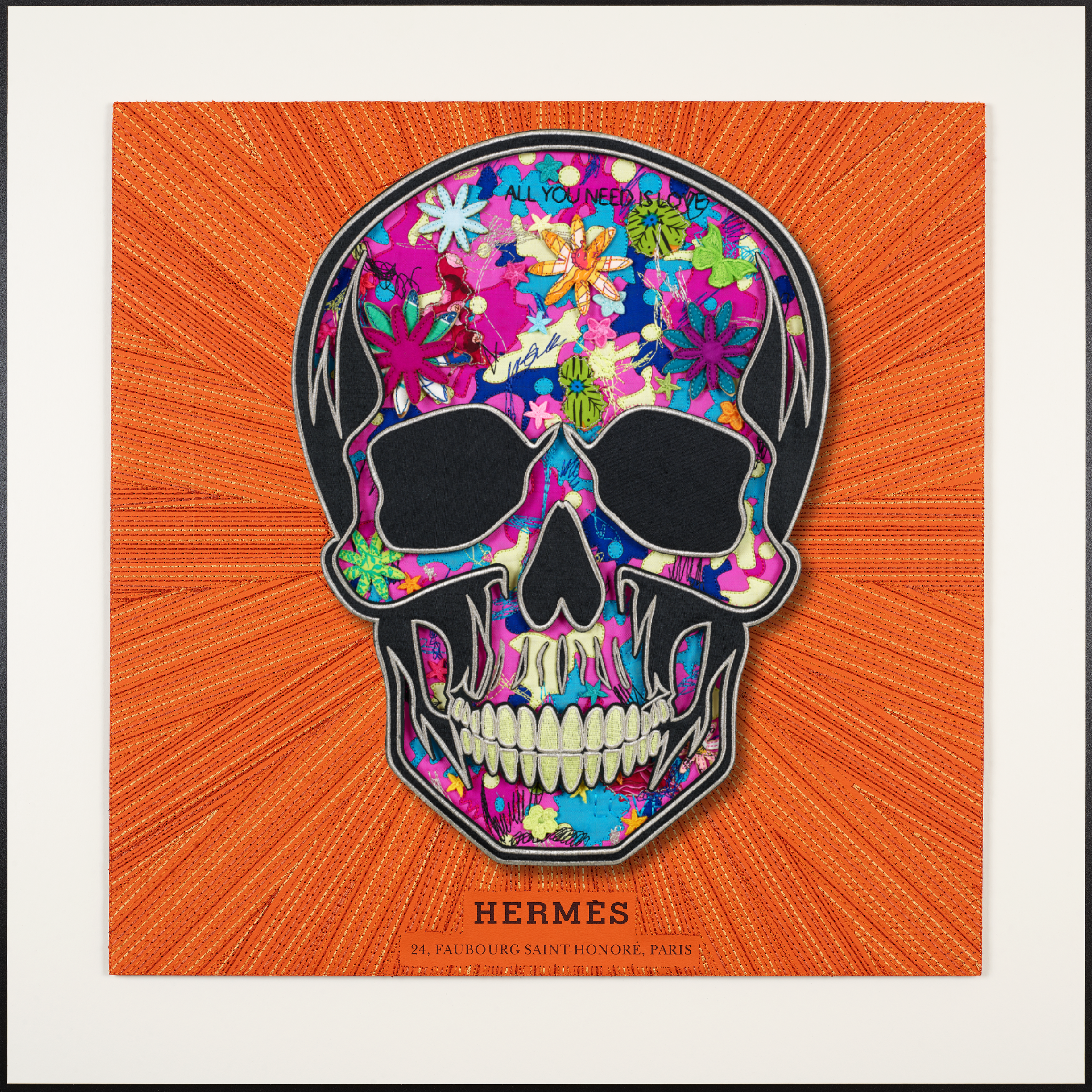 Memento Mori Graffiti 26"x26"