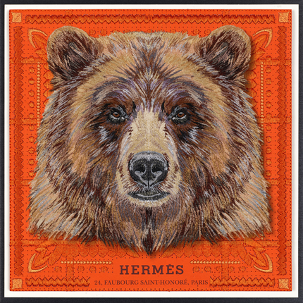 Grizzly Bear 12"x12"