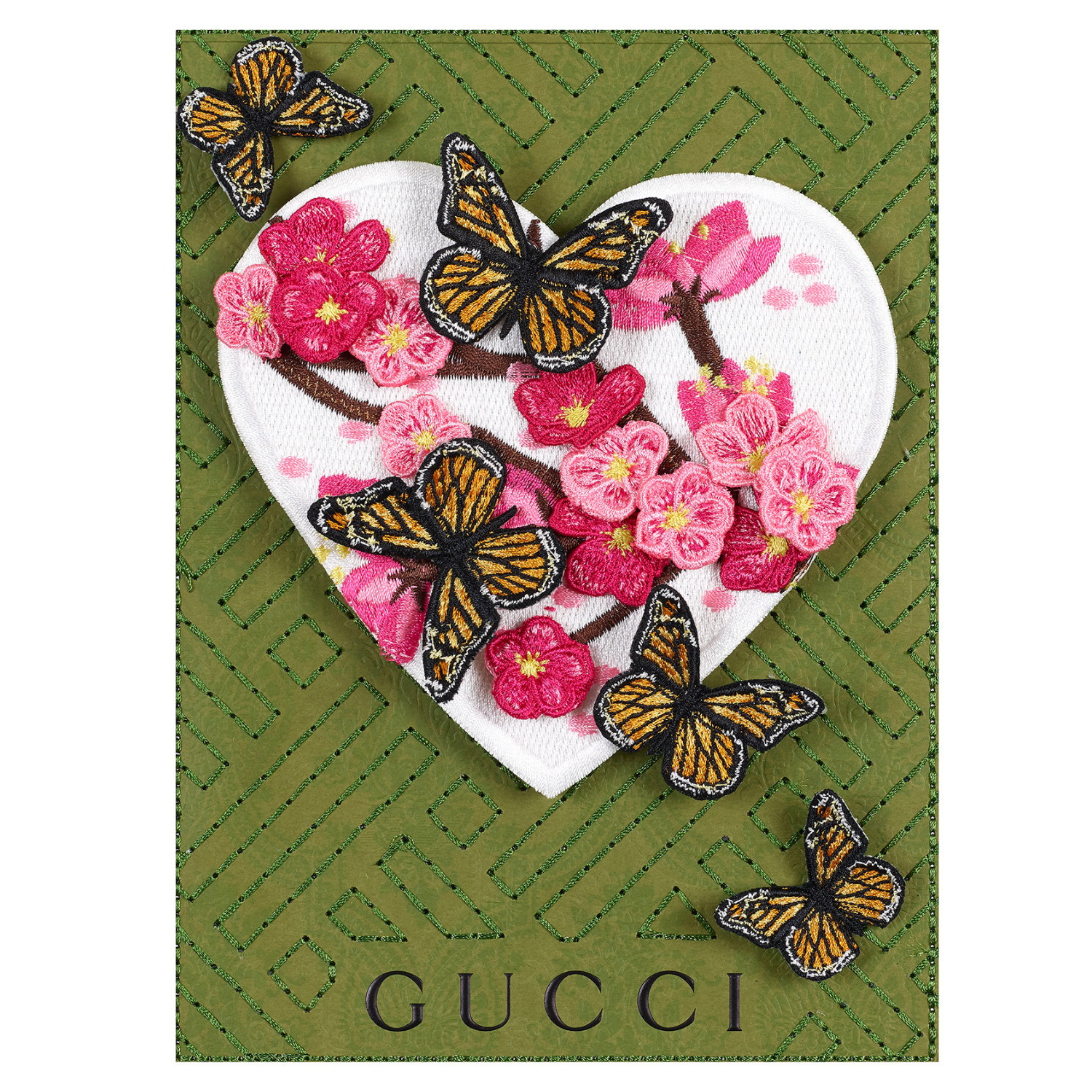 Cherry Blossom Heart 6”x8"