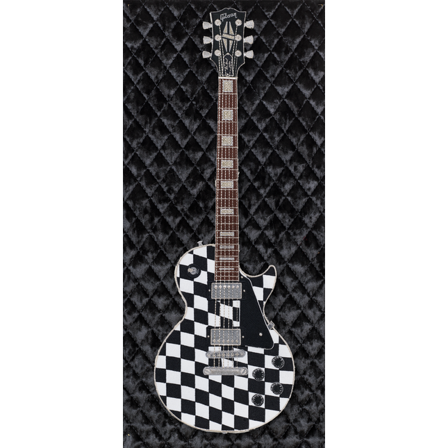 Checker Les Paul Quilted Background