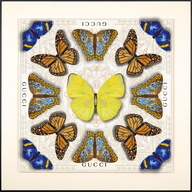 Luxury Butterfly Mandala 7- 26”X26”