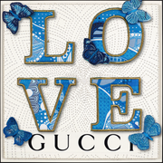Love Blue 12"X12"