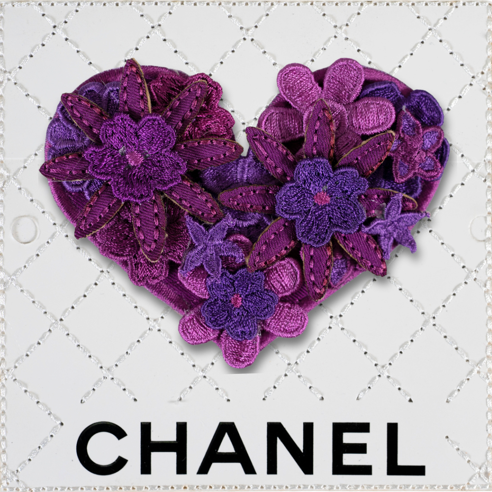 Petite Gypsy Heart 5”x5” - Pomegranate