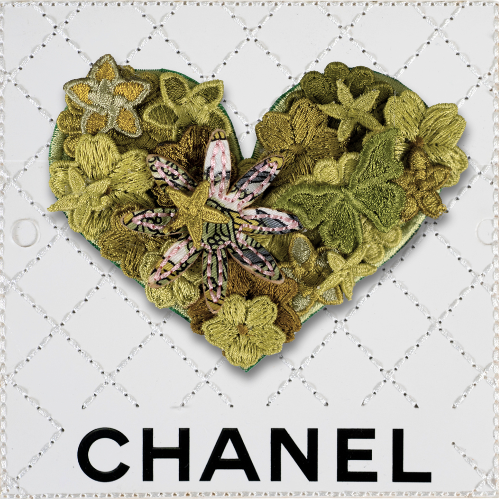 Petite Gypsy Heart 5”x5” - Kiwi