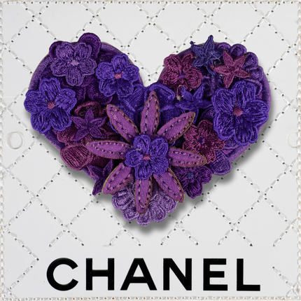Petite Gypsy Heart 5”x5” - Violet