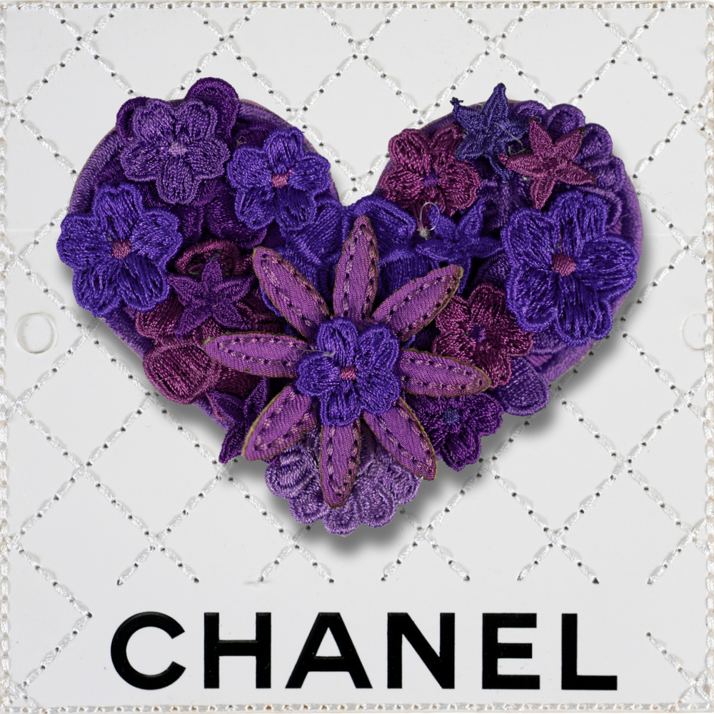 Petite Gypsy Heart 5”x5” - Violet