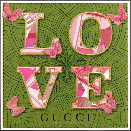 Love Pink 12"X12"