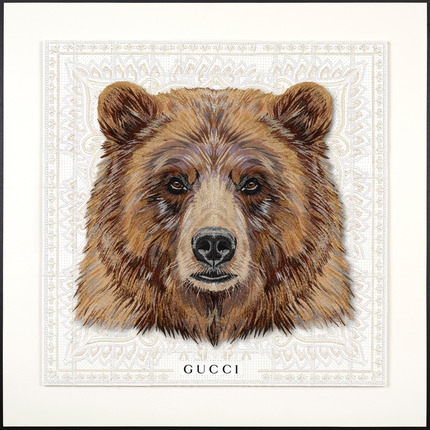 Grizzly Bear 26"x26"