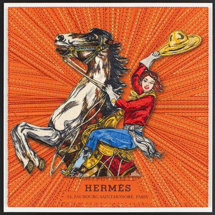 Trick Rider 12"x12"