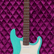 Eggplant quilted velvet