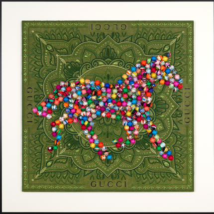 Pom Pom Trot 26"x26"