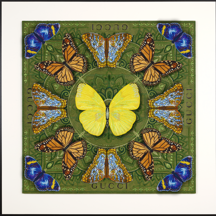 Luxury Butterfly Mandala 7- 26”X26”