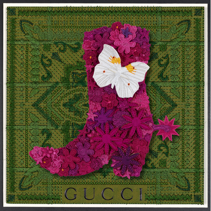 Gypsy Boot  12"X12"