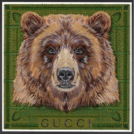 Grizzly Bear 12"x12"