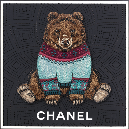 Sweater Bear 12"x12"