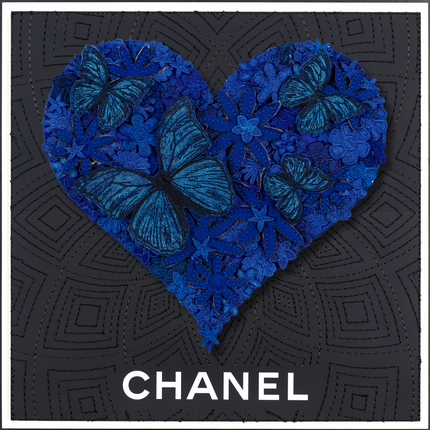 Gypsy Heart Blue 12"x12"