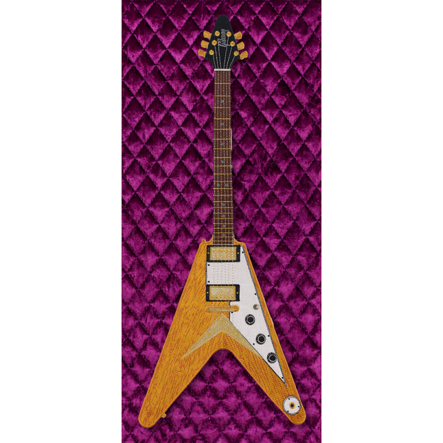 Flying V with Quilted Background