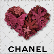 Petite Gypsy Heart 5”x5” - Wine