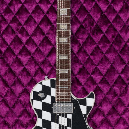Checker Les Paul Quilted Background