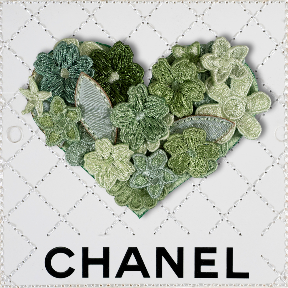 Petite Gypsy Heart 5”x5” - Mint