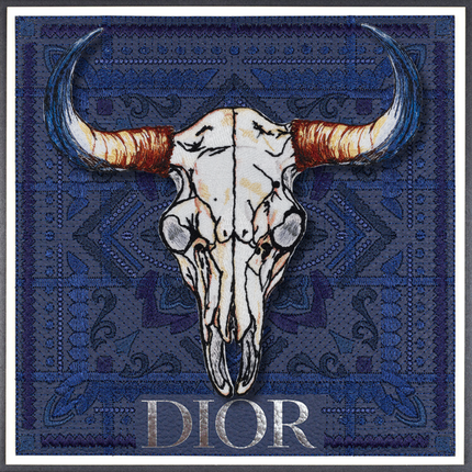 Steer Skull 12"x12"