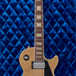 blue quilted velvet