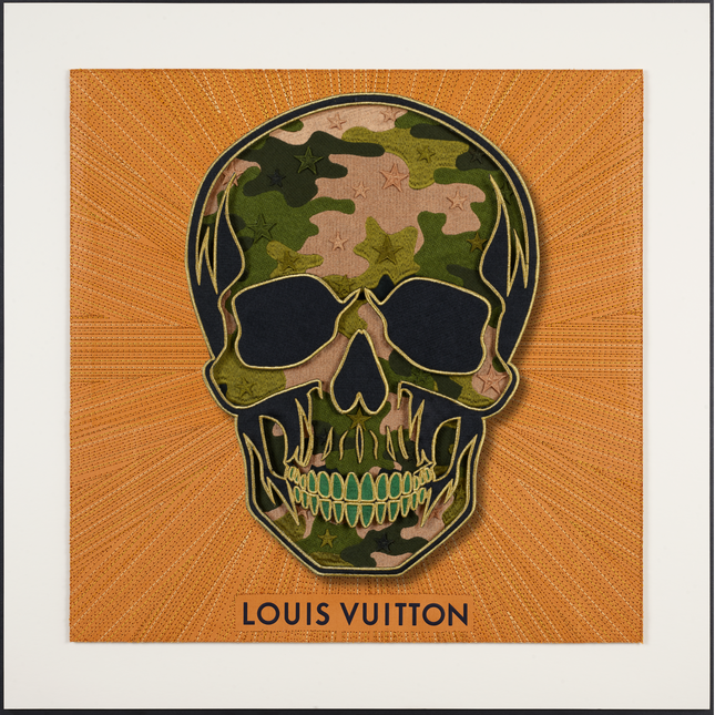 Memento Mori Green Camo 26"x26"