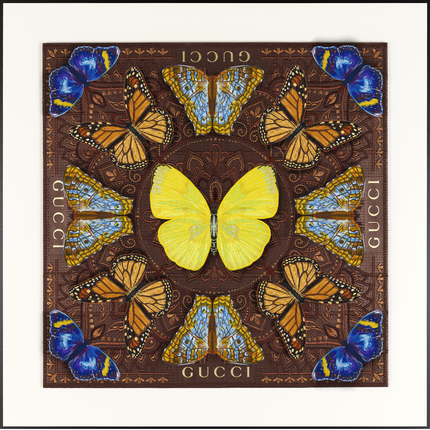 Luxury Butterfly Mandala 7- 26”X26”