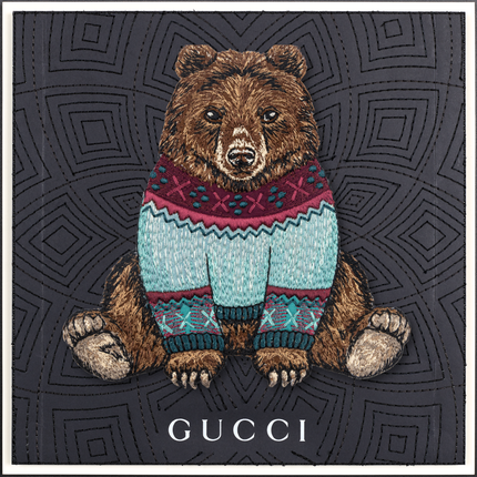 Sweater Bear 12"x12"