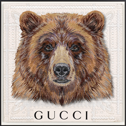 Grizzly Bear 12"x12"