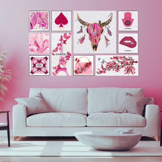 Pink 10 piece arrangement 2