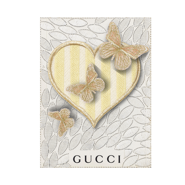 Reverie Striped Heart 6"x8"