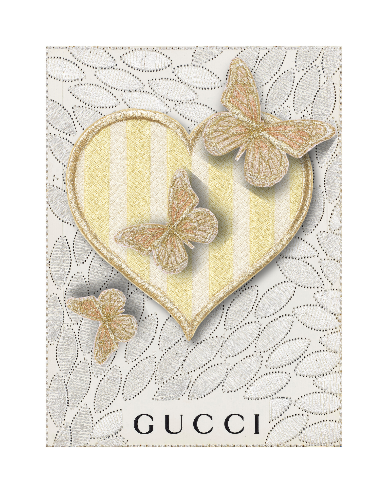 Reverie Striped Heart 6"x8"