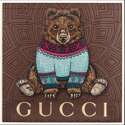 Sweater Bear 12"x12"