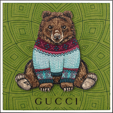 Sweater Bear 12"x12"