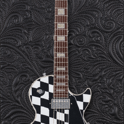 Checker Les Paul Quilted Background