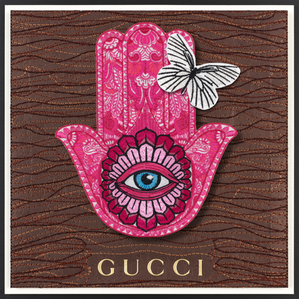Hamsa Pink 12"X12"