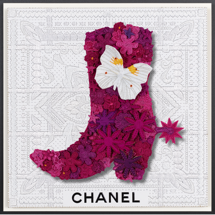 Gypsy Boot  12"X12"