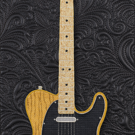 Esquire with Quilted Background